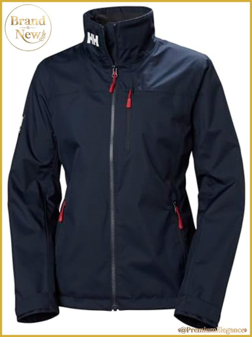 Helly Hansen Women's Crew Navy Sailing Jacket Waterproof